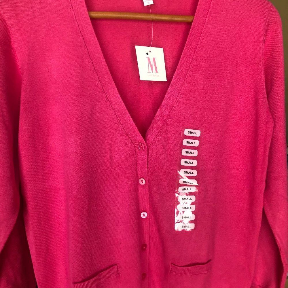 Light Pink Isaac Mizrahi Cardigan
